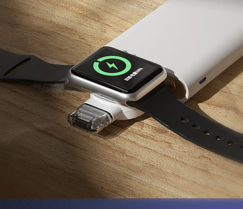 Portable magnetic wireless charger for Nova Mart smart watch, designed for easy travel and convenience.