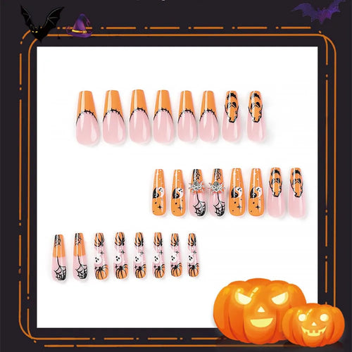 24 PCS Press On Nails – Almond Ballerina Shapes