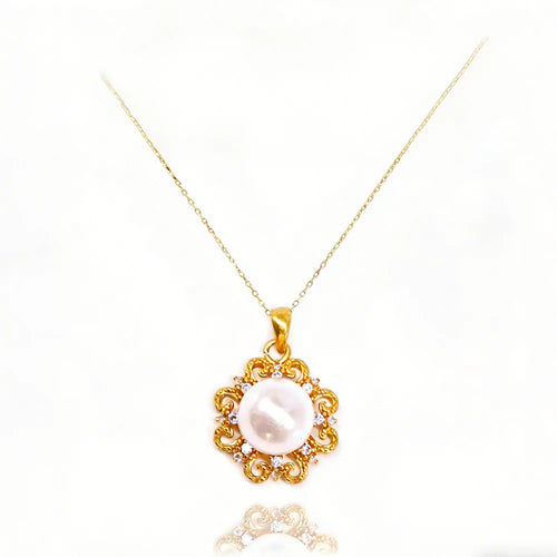 24K Gold Sun Choker Necklace – Transcendent Sun Pendant 15-18