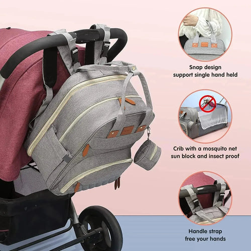 3-1 Diaper Bag Backpack – Waterproof Versatile