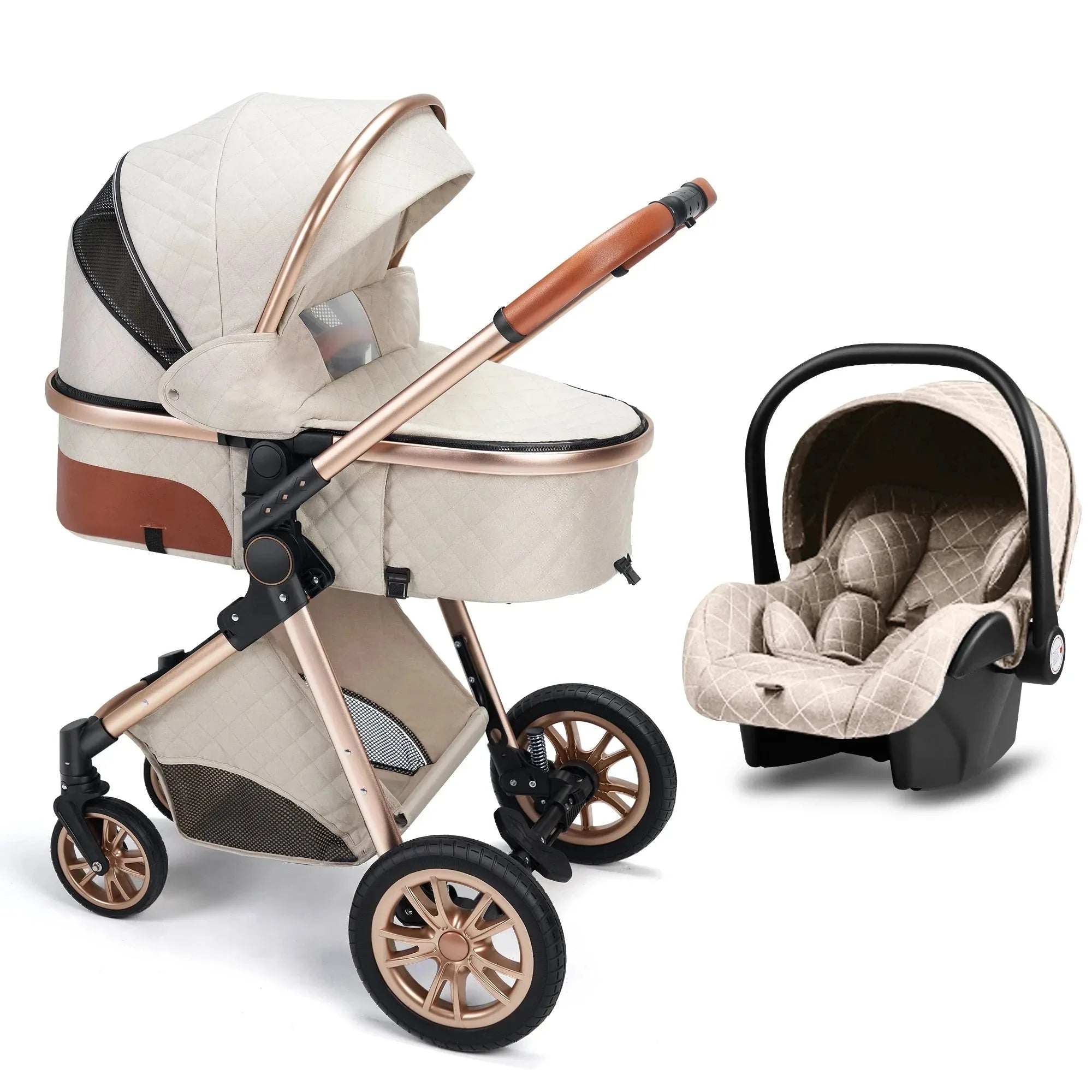 Vista Stroller 3 in 1 luxury pram