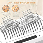 Nova Mart 3-in-1 Pet Steam Brush for cats and dogs, showing the grooming comb with water spray feature and ergonomic handle.