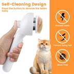 Nova Mart 3-in-1 Pet Steam Brush for cats and dogs, spray grooming comb with steam feature, pet care tool for grooming and detangling.