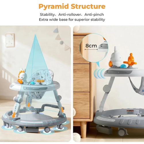 4-in-1 Safety Baby Walker – Versatile Design