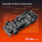 Nova Mart 4WD high-speed RC drift car with 30KM/H speed, remote control, perfect for RC toy enthusiasts, shown on a track.