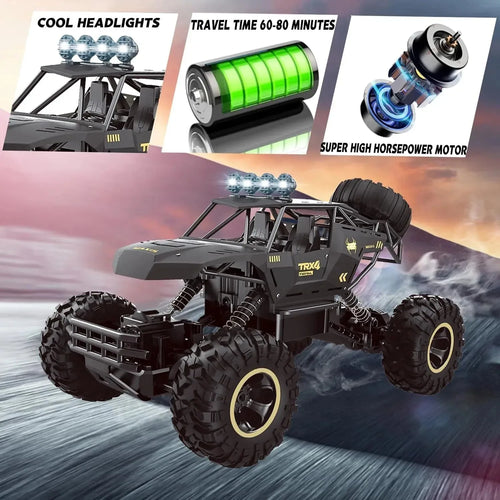 4WD RC Rock Crawler – 4WD Drive System