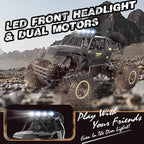 Nova Mart 4WD RC Rock Crawler off-road rechargeable truck with rugged tires and realistic design, ideal for outdoor RC toy adventures.