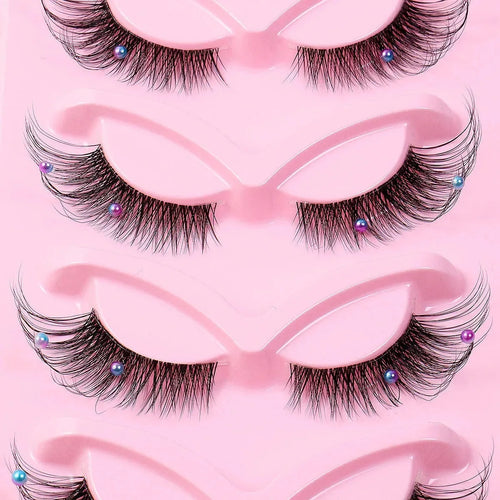 5 Pairs False Eyelashes 3D Foxy Cat Eye – 3D Foxy Cat Eye