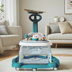 Nova Mart 6-in-1 Baby Push Walker with music, lights, and dining tray, suitable for babies 7 months and older.