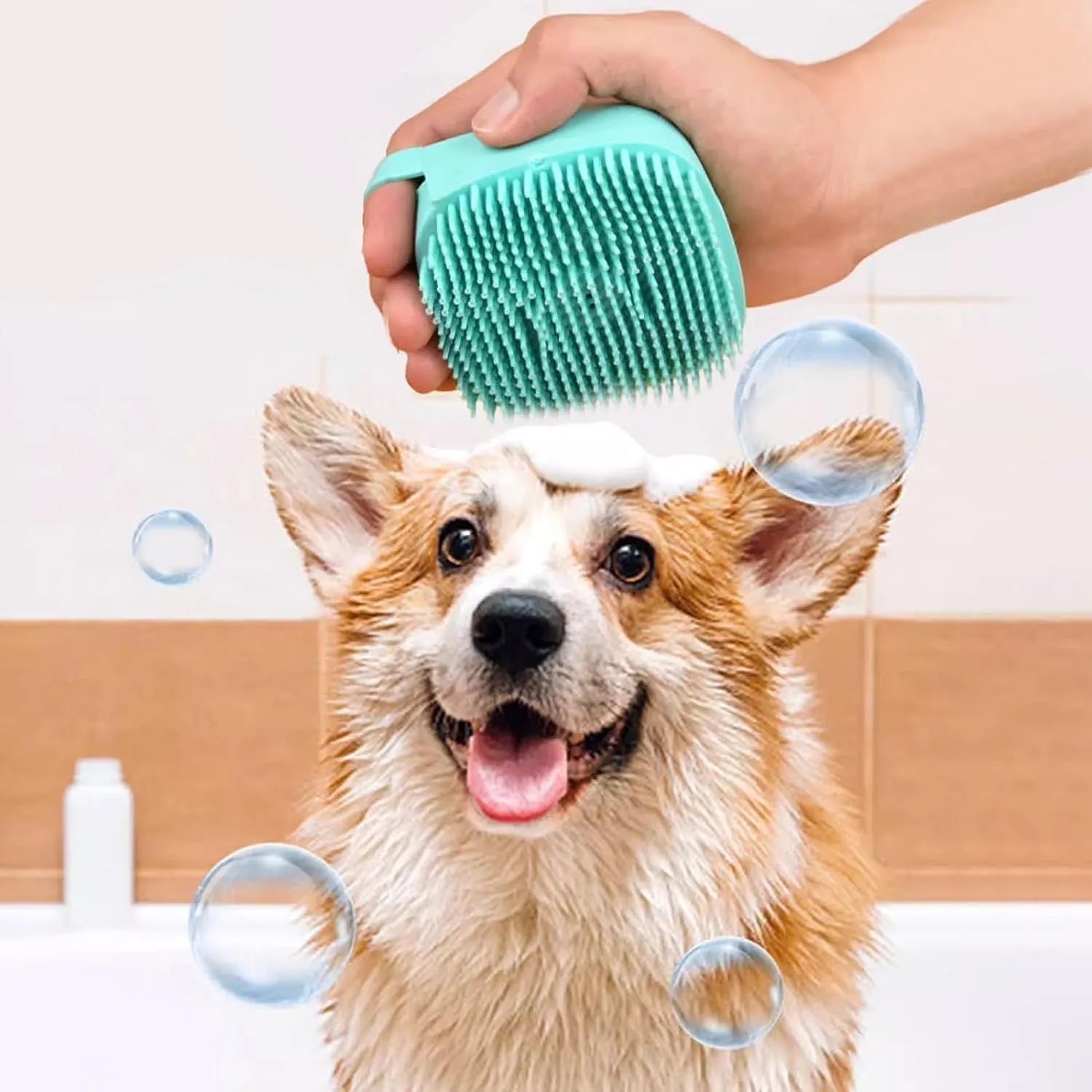 Nova Mart 7-piece pet grooming kit with self-cleaning brush and nail clipper set, ideal for grooming cats and dogs.