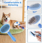 Nova Mart 7-piece pet grooming kit including a self-cleaning brush and nail clipper for easy pet care grooming.