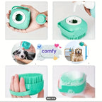 Nova Mart 7-piece pet grooming kit including a self-cleaning brush and nail clipper for dogs and cats.
