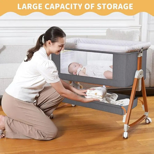 3-in-1 Foldable Baby Bassinet Bedside – 3-in-1 Functionality