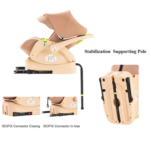 Infant Car Seat Combo Stroller Travel – 3in1 Reversible