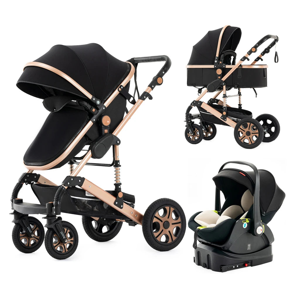 Baby Stroller Combo Car Seat foldable pram