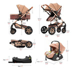 Baby Stroller Combo Car Seat with carry cot