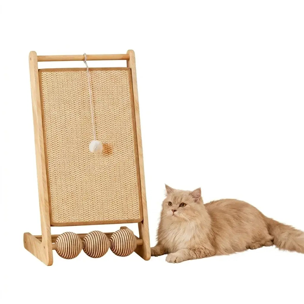 Large Vertical Sisal Cat Scratcher – 100cm Natural Post - Image 8