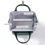 Sunveno diaper bag mommy backpack by Nova Mart with nappy organizer, featuring multiple compartments and a stylish, practical design.