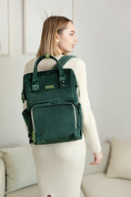 Nova Mart Sunveno diaper bag mommy backpack with nappy organizer, stylish and spacious for baby essentials and parent convenience.