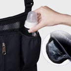 Nova Mart Sunveno baby stroller organizer bag with storage, featuring multiple compartments for convenient stroller accessories.
