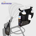 Nova Mart Sunveno baby stroller organizer bag with multiple compartments and storage pockets for convenient stroller accessories.
