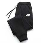 Men's printed sweatpants by Nova Mart, casual gym joggers with stylish print, comfortable tracksuit trousers for active wear.