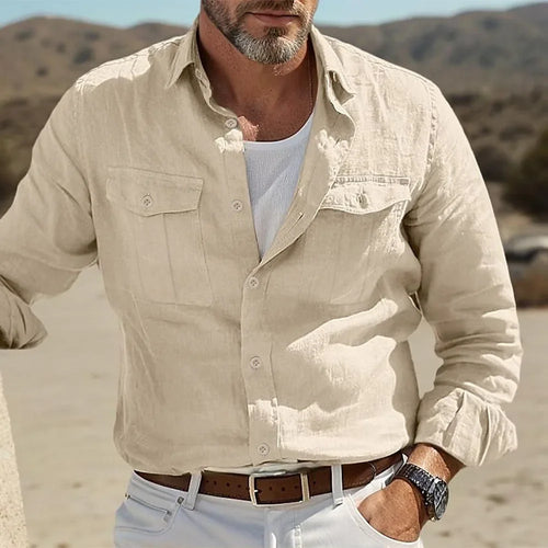 Men's Casual Shirt – Breathable Fabric