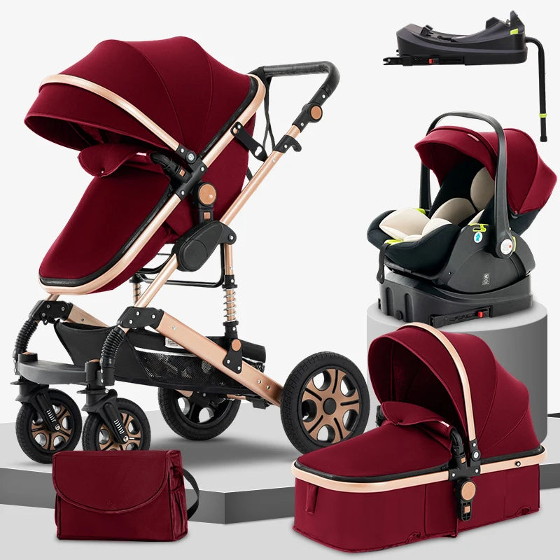 3 in 1 Baby Stroller foldable newborn pram