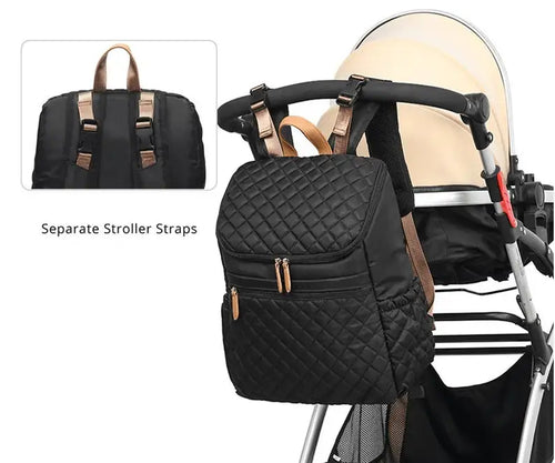 Denim Baby Diaper Bag Backpack – Thermal Pocket