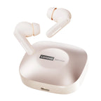 Lenovo LE209 ANC earbuds with HiFi 12mm drivers and charging case, black wireless earphones with noise cancellation and 30-hour battery