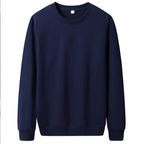Men's solid color casual hoodie by Nova Mart, autumn streetwear pullover with a relaxed fit and cozy fabric.