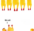 Squeaky Screaming Chicken Pet Toy Funny Molar Chew Rubber Toy Small Large DogPet Squeaker Chew Toys Funny Chicken Puppy1pcs - Image 13