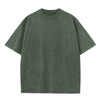 Men's oversized vintage washed cotton T-shirt in streetwear style, featuring a relaxed fit and casual design by Nova Mart.