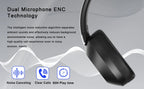 Wireless Bluetooth headset by Nova Mart with ANC, stereo sound, and 60-hour playback, designed for sports and gaming.