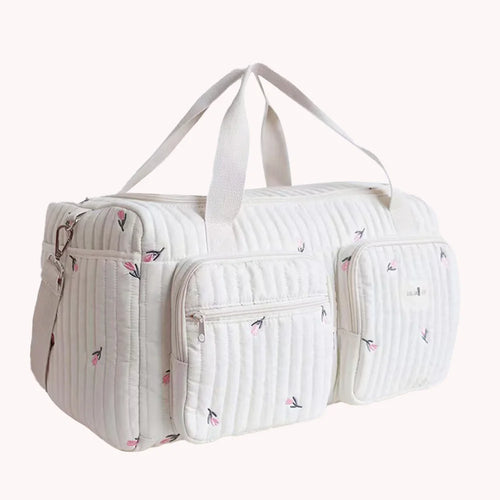 Quilted Baby Diaper Bag – Large Capacity