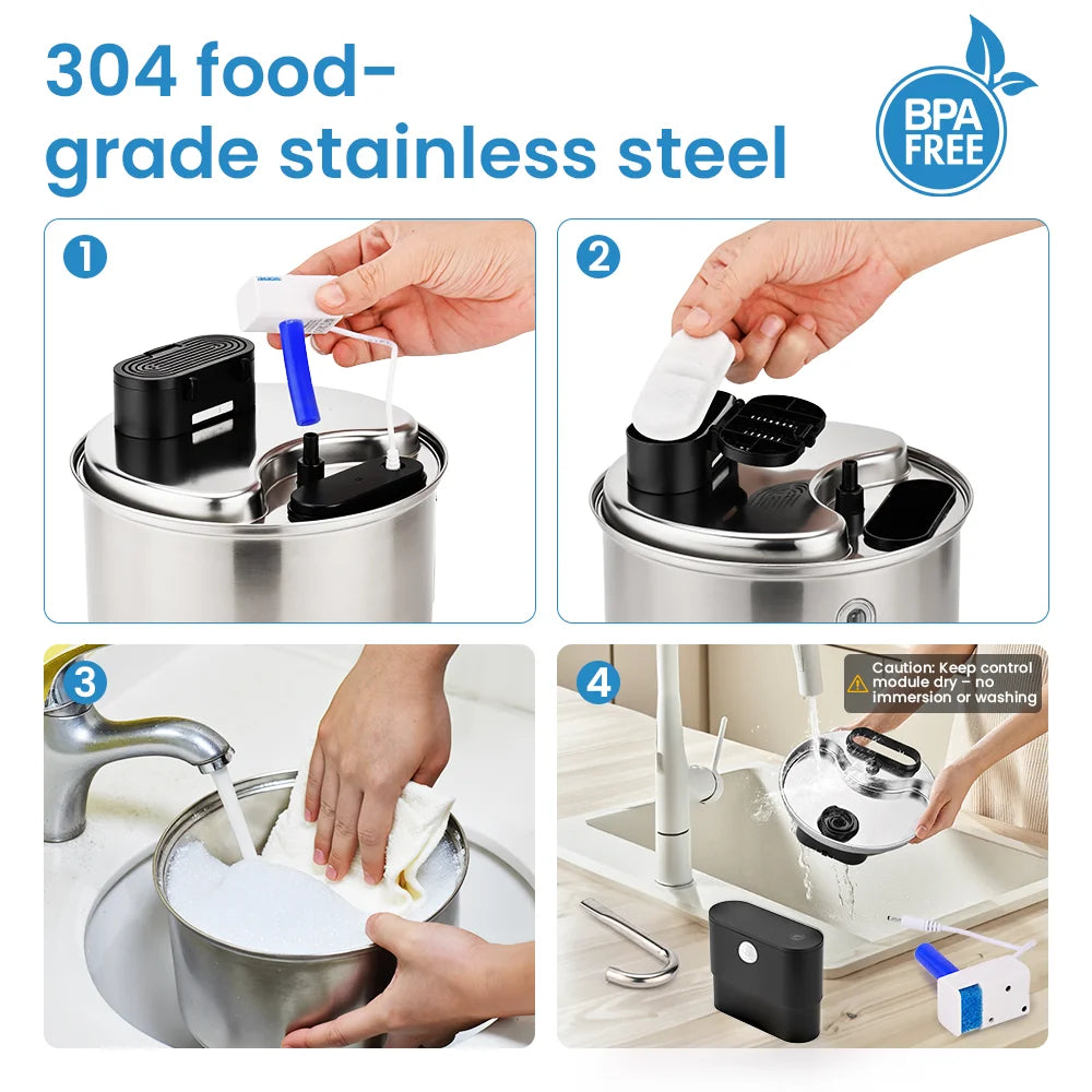 3.5L Stainless Steel Cat Sensor Water dispenser