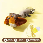 Interactive Chirping Bird Cat Toy – Feather - Image 7