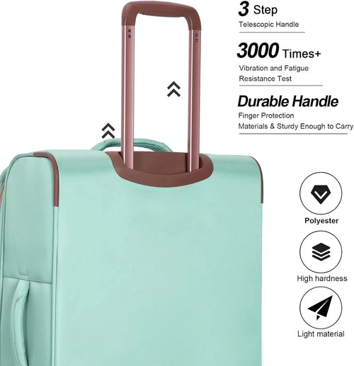 Travelhouse 4-Piece Softside – Expandable Spinner Wheels