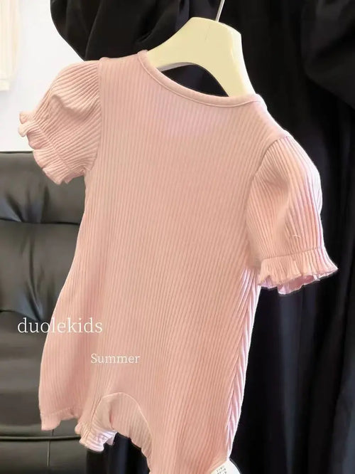 Baby Girls Romper – Snap