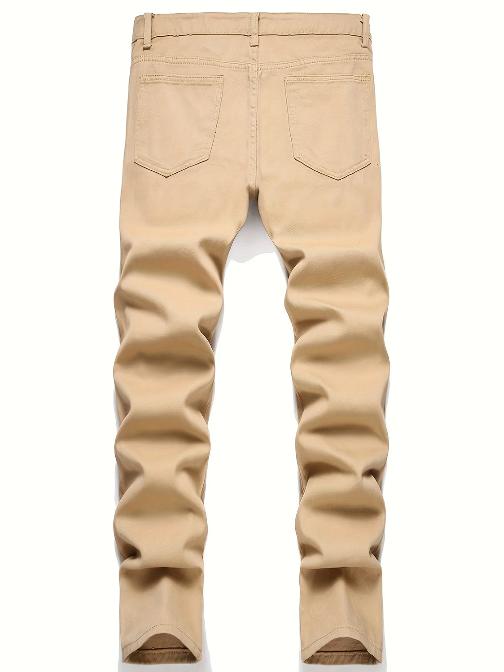 Men's street paint printed jeans by Nova Mart, casual hip-hop style denim featuring vibrant paint graffiti design.