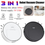 Nova Mart 3-in-1 robotic vacuum cleaner with mop and sweep, featuring 1000Pa suction power, for efficient home cleaning.