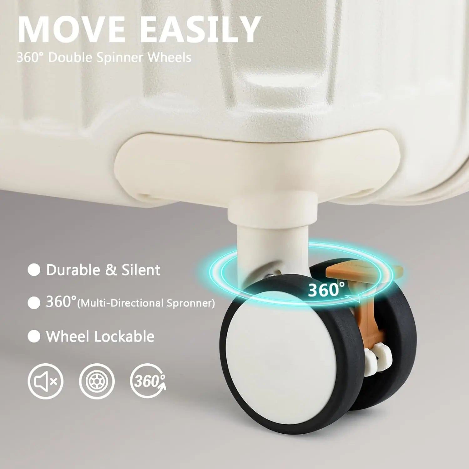 Nova Mart Joyway 20-inch expandable carry-on luggage with TSA lock and cup holder, featuring a sleek design and durable wheels.
