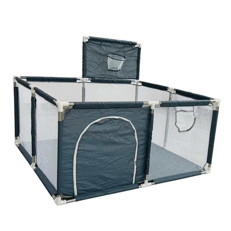 Nova Mart IMBABY large waterproof indoor baby playpen with safety barrier fence, providing a secure play area for infants.