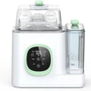 Nova Mart baby bottle washer, sterilizer, and dryer machine with digital display and compact design for quick 19-minute cleaning.