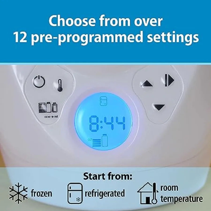 Nova Mart Natural Flow MilkSPA breastmilk and bottle warmer with Dr. Brown’s electric sterilizer for baby bottles and accessories.