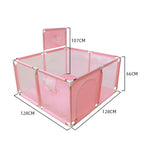 Nova Mart baby playpen with basketball frame, indoor kids playground, safety playpen for toddlers with fun basketball activity area.
