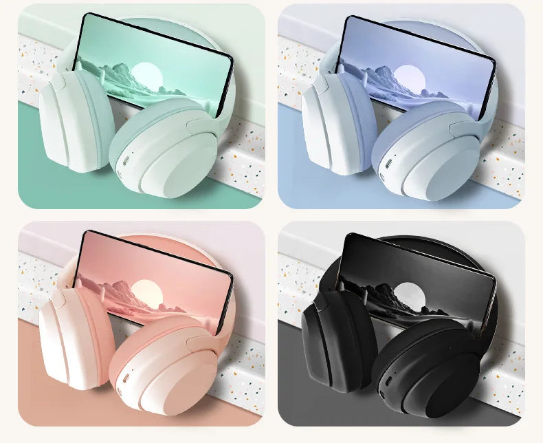 Wireless Nova Mart gaming headphones with 360° surround sound, deep bass, HD mic, and 20-hour battery life.