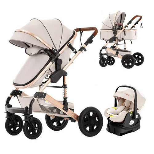 Infant Car Seat Combo Stroller Travel – 3in1 Reversible