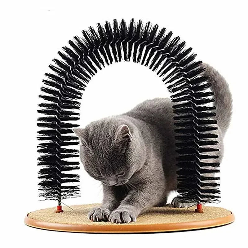 Cat Toy Arch Self Groome – Massage - Image 1