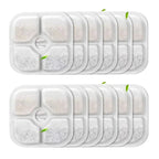 6/12pcs Replacement Activated Carbon 3-Way Purification Filter